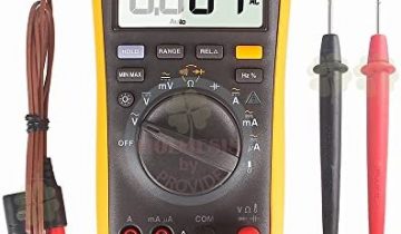 FLUKE 17B+ Digital Multimeter w/ Temperature & Frequency (CARRYING CASE INCLUDED)