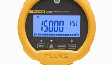 Fluke – FLUKE-700G08 700G Series Precision Pressure Test Gauge, 3 AA Alkaline Battery, -14 to 1000 psi Range, 0.001 psi Resolution