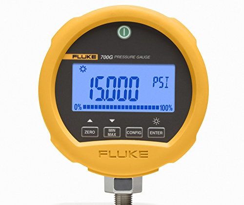 Fluke – FLUKE-700G08 700G Series Precision Pressure Test Gauge, 3 AA Alkaline Battery, -14 to 1000 psi Range, 0.001 psi Resolution