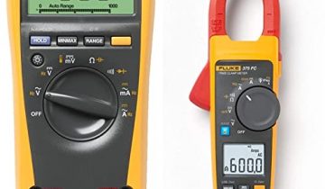 Fluke 179 ESFP True RMS Multimeter with Backlight and Temp & 375 FC True-RMS 600A AC/DC Wireless Clamp Meter