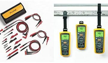 Fluke TL81A Test Lead Set, Deluxe Electronic,Red/Black,Small & TPAK Meter Hanging Kit