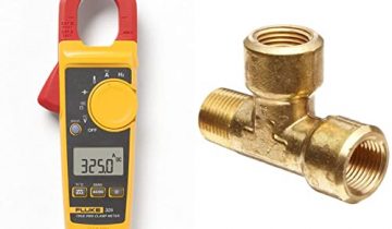 Fluke 325 Clamp Multimeter AC-DC TRMS & Anderson Metals-06227-04 Brass Pipe Fitting, Forged Street Tee, 1/4″ Female Pipe x 1/4″ Male Pipe x 1/4″ Female Pipe