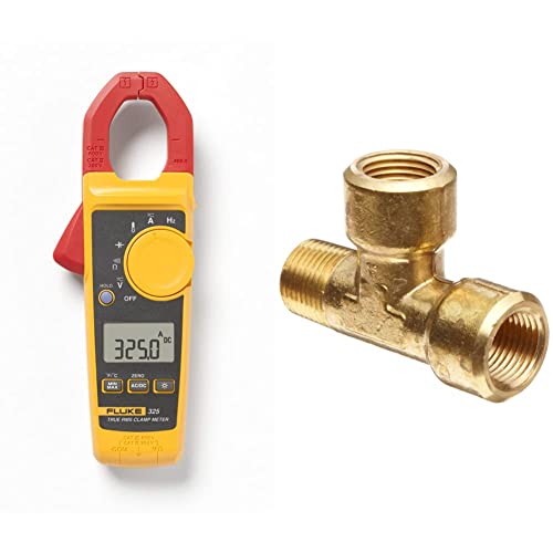 Fluke 325 Clamp Multimeter AC-DC TRMS & Anderson Metals-06227-04 Brass Pipe Fitting, Forged Street Tee, 1/4″ Female Pipe x 1/4″ Male Pipe x 1/4″ Female Pipe