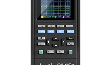 Hantek Professional Automotive Oscilloscope 2D82AUTO, 4 in 1 Handheld Oscilloscope Multimeter, Digital USB Oscilloscope with 2 Channels 80 MHz Bandwidth, Oscilloscope Kit 2D82 I