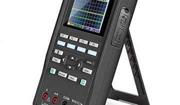 Hantek Professional Automotive Oscilloscope 2D82AUTO, 4 in 1 Handheld Oscilloscope Multimeter, Digital USB Oscilloscope with 2 Channels 80 MHz Bandwidth, Oscilloscope Kit 2D82 IIimeter (2D82 II)