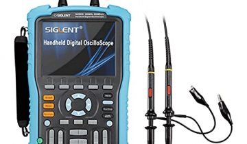 Siglent SHS810 Handheld Oscilloscope, 100MHz, 2-Channel, Multimeter Mode, 5.7″ TFT-LCD Display