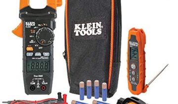 Klein Tools CL320KIT HVAC Kit for HVAC Testing; Digital Clamp Meter, Non-Contact Voltage Tester, and Infrared/Probe Thermometer