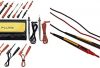 Fluke TL81A Test Lead Set, Deluxe Electronic,Red/Black,Small & TL175E TwistGuard Double Insulated Silicone Test Lead Set with Removable 4mm Lantern Tips, 2mm Diameter Probe Tips
