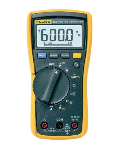 Fluke – 2538790CAL 115 Compact True-RMS Digital Multimeter with a NIST-Traceable Calibration Certificate with Data