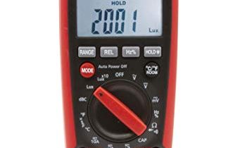 Triplett 6-in-1 CAT IV 4000 Digital Multimeter and Multi-Tester – Sound Level, Light Level, Humidity, Temperature, AC/DC Voltage, AC/DC Current, Resistance, Continuity, Diode Test, Capacitance, Frequency, and Duty Cycle (9055)