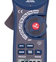 REED Instruments R5040 True RMS AC/DC Clamp Meter with Temperature and Non-Contact Voltage Detector, 1000A