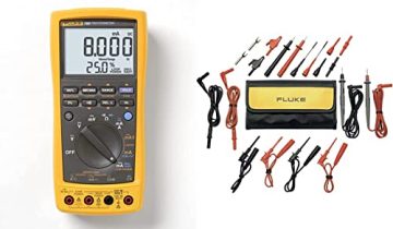 Fluke 789 ProcessMeter & TL81A Test Lead Set, Deluxe Electronic,Red/Black,Small