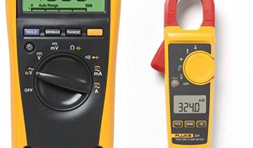 Fluke 77-IV Digital Multimeter, Yellow & 324 True RMS Clamp Meter