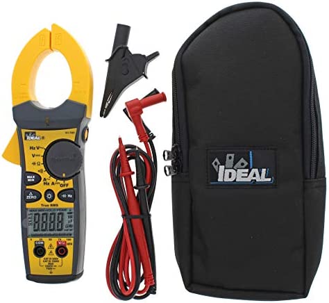 IDEAL INDUSTRIES INC. 61-765 660 Amp TightSight Clamp Meter AC/DC with TRMS, True RMS Current and Voltage, CATIII for 1000v, CATIV for 600v