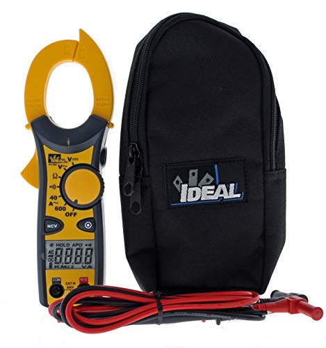 IDEAL INDUSTRIES INC. 61-744 Clamp Meter 600 Amp AC with NCV, Voltage Indicator, CATIII for 600v