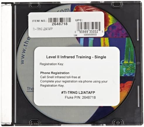 Fluke TI-TRNG L2/ATAFP Thermal Imaging Snell Training Center Level II Advanced Thermographic Application, For Predictive Maintenance