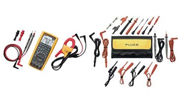 FLUKE-289/IMSK Industrial Multimeter Service Combo Kit & TL81A Test Lead Set, Deluxe Electronic,Red/Black,Small