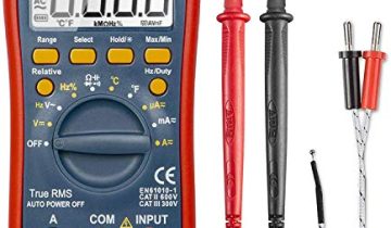 AstroAI Digital Multimeter TRMS 4000 Counts with DC AC voltmeter and Auto-Ranging Fast Accurately Measures Voltage, Current, Resistance, Capacitance, Temperature, Continuity, Frequency and Duty-Cycle.