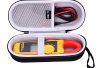 LTGEM Hard Case for Fluke 323/324/325/374FC-AMZN/374FC 600AC/DC Clamp Meter Clamp Multimeter AC-DC TRMS, Mesh Pocket for Accessories.