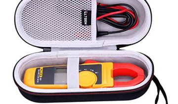 LTGEM Hard Case for Fluke 323/324/325/374FC-AMZN/374FC 600AC/DC Clamp Meter Clamp Multimeter AC-DC TRMS, Mesh Pocket for Accessories.