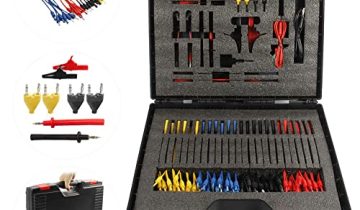 DUOYI Automotive Multimeter Test Leads Kit 92 Pieces Multi-Function Automotive Circuit Test Leads Kit with Alligator Clips,Banana Plug Leads Automotive Test Leads Kit for Testing/Diagnosis/Repair