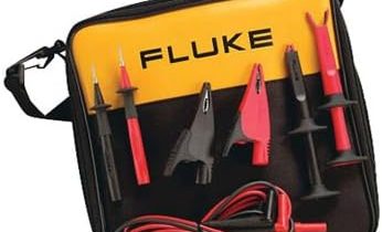 Fluke TLK-220 SureGrip Industrial Test Lead Kit with Zippered Vinyl Carry Case
