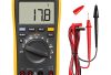 HTLNUZD Fluke 17B+ High Precision Auto/Manua Digital Multimeter 4000 AC/DC Voltage Current Resistance, Continuity, Frequency, Temperature Probe Measures Meter with Portable Soft Bag