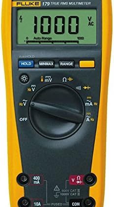 Digital Multimeter, 50 MOhms, 1000V, 10A