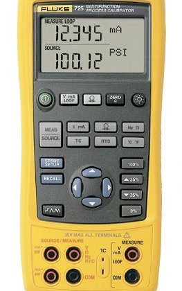 Fluke 725 Multifunction Process Calibrator with a NIST-Traceable Calibration Certificate with Data