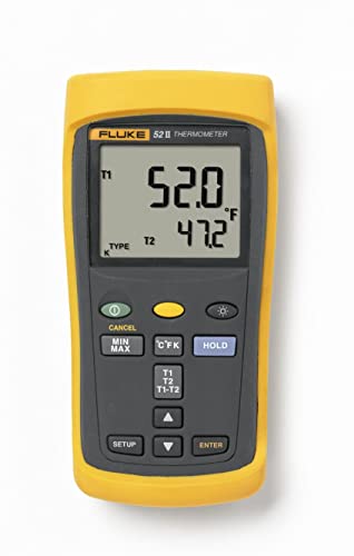 Fluke – FLUKE-52-2 60HZ 52-2 60HZ Dual Input Digital Thermometer