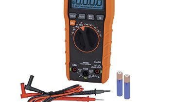 Klein Tools MM420 Digital Multimeter, Auto-Ranging TRMS Multimeter, 600V AC/DC Voltage, 10A AC/DC Current, 50 MOhms Resistance, Orange/Black