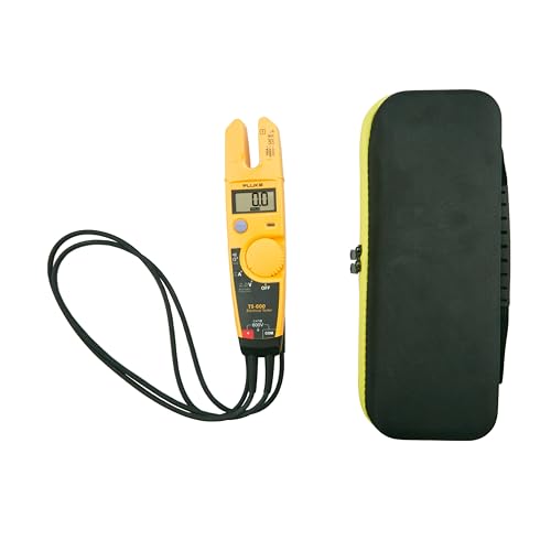 ITSPWR Bundle Containing Fluke T5-600 Electrical Tester, AC/DC Up to 600V, AC Current up to 100A, Detachable Probe Tips Included, and ITSPWR Carrying Case