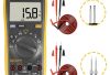 Fluke 15B Max Kit Digital Multimeter AC/DC Voltage Current Capacitance Ohm Temperature Tester (15B MAX KIT)