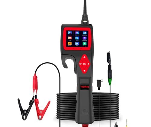P200 Automotive Circuit Tester, Power Circuit Probe Kit, 9~30V with Multimeter/Relay/Fuel Injector Tester/Activating Component/0~5V Power with 20ft Cable for 12V 24V Vehicle